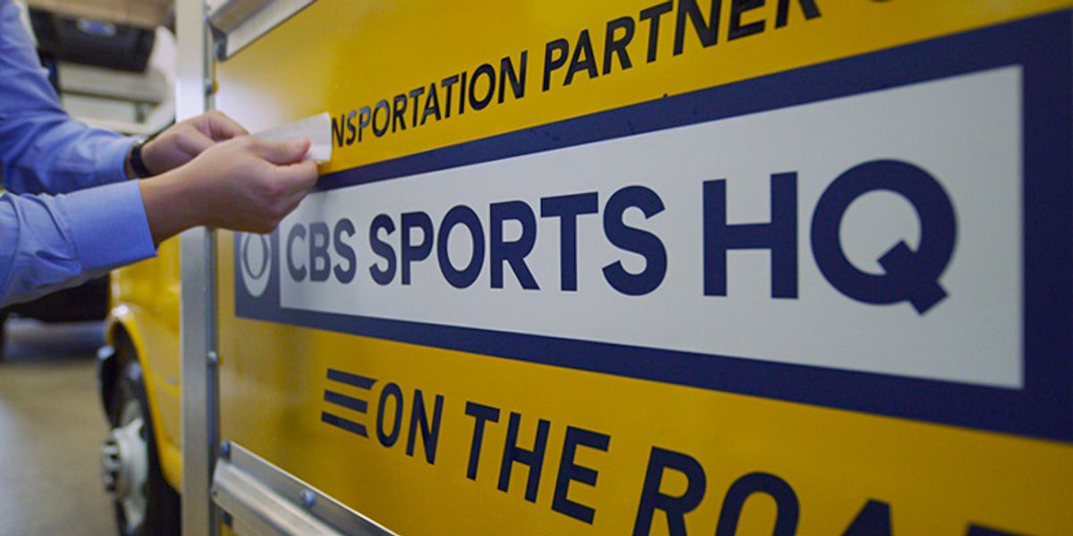 Penske is Official Transportation Partner of CBS Sports HQ